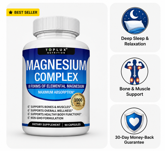 Toplux Magnesium Complex 8 Essential Supplement