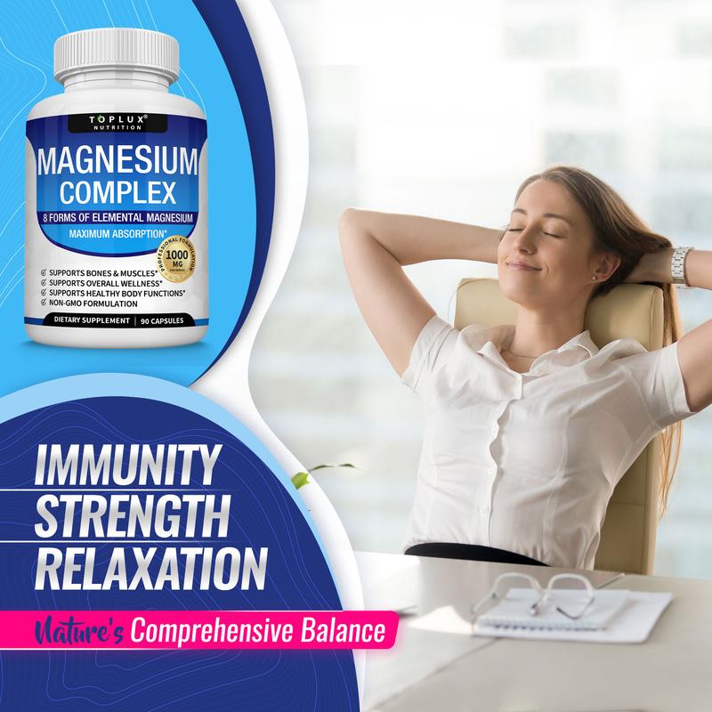 Toplux Magnesium Complex 8 Essential Supplement